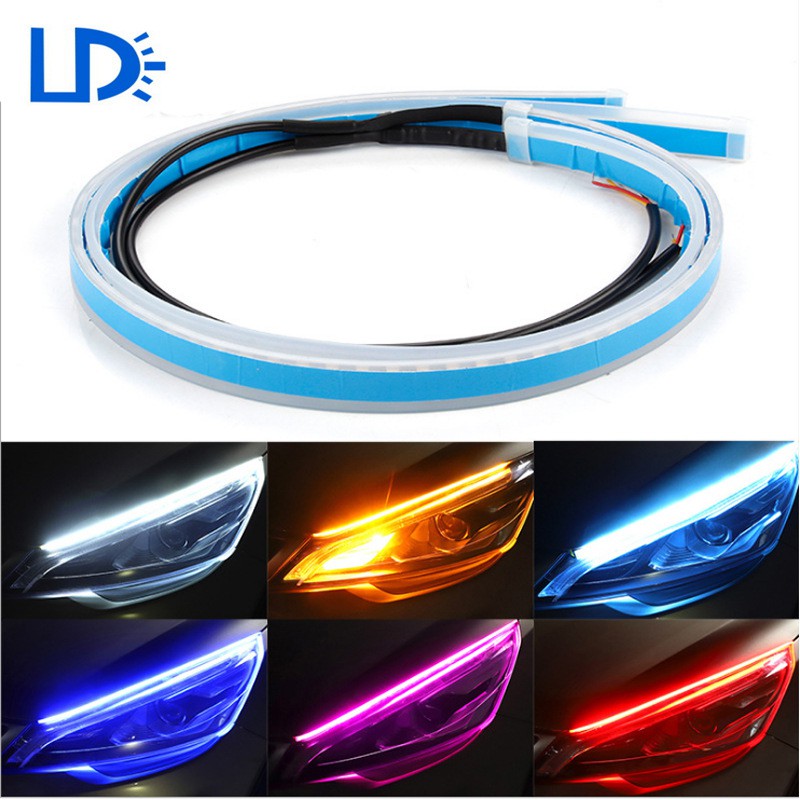 Lampu LED DRL Alis 60 CM Mobil Motor 60CM Sein Daytime Running Light Grade A+