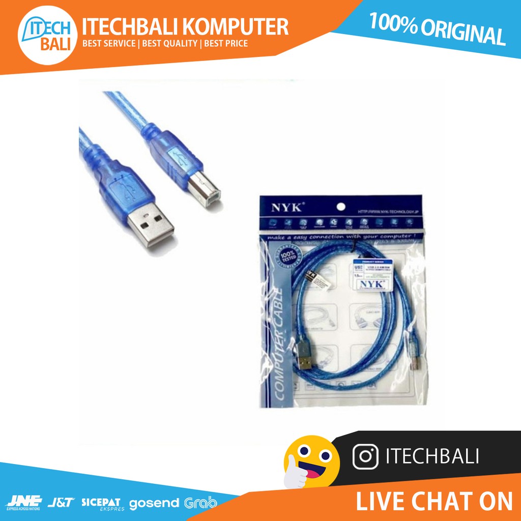 Kabel Printer USB NYK | ITECHBALI