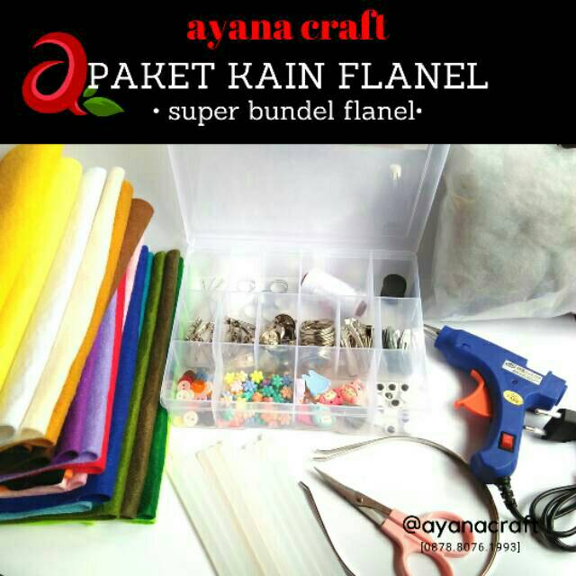 Paket Kain Flanel Terlengkap Untuk Pemula