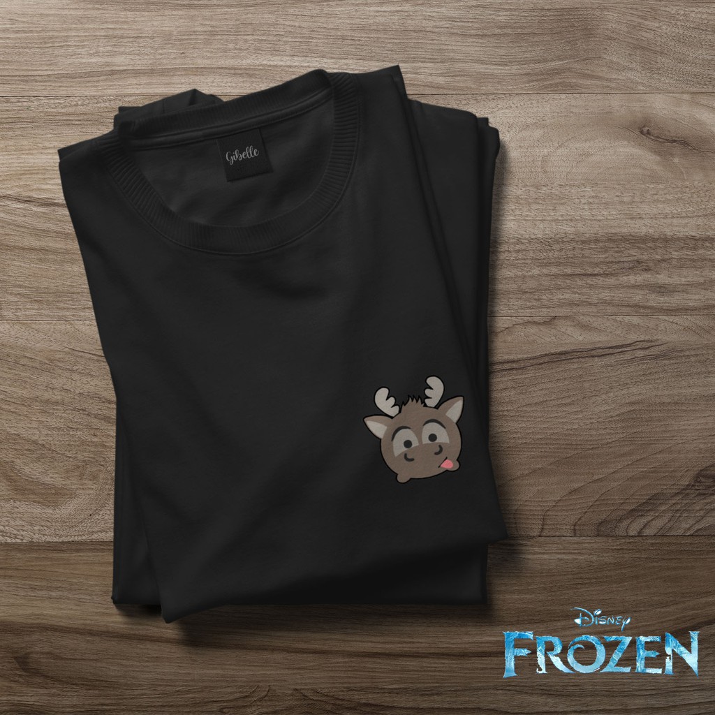 [KAOS ANAK] disney frozen elsa olaf sven anna full color motif