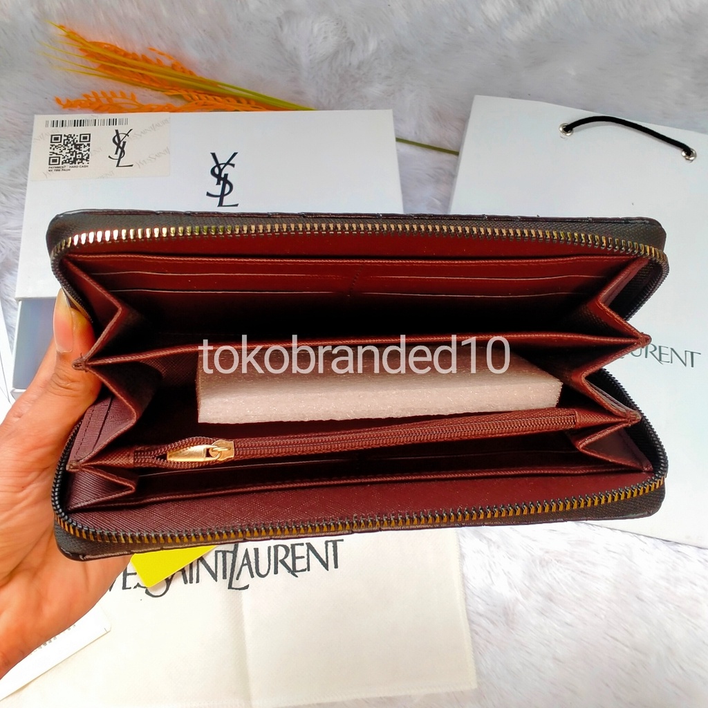 DOMPET PANJANG WANITA Y$L EMBOSSE RESLETING FREE PAPERBAG+BOX FULLSET