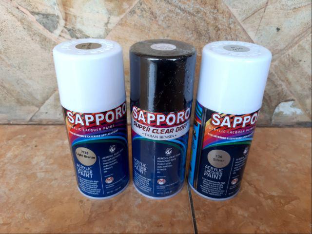 Sapporo Spray 7735 Light Bronze Cat Semprot 300ml