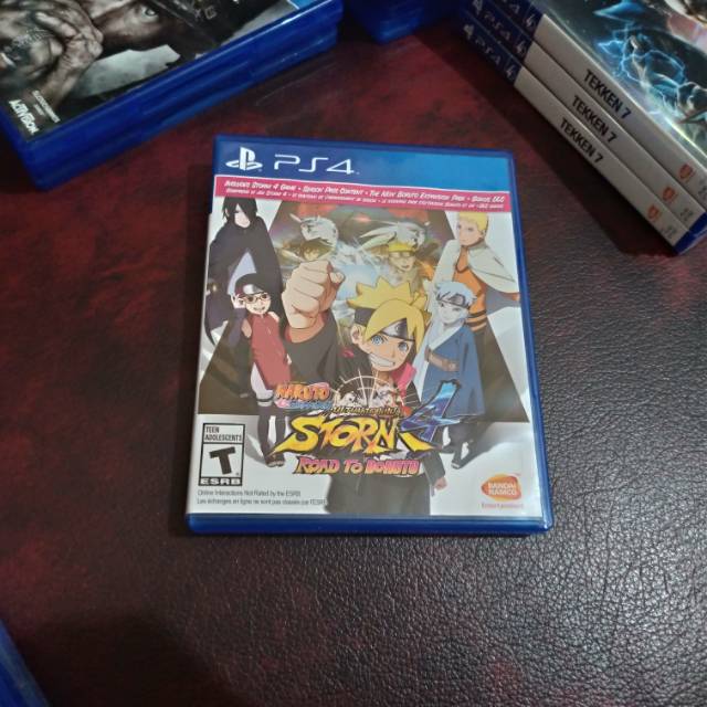 NARUTO 4 ROAD TO BORUTO PS4 ULTIMATE Ninja STORM Kaset Game PS