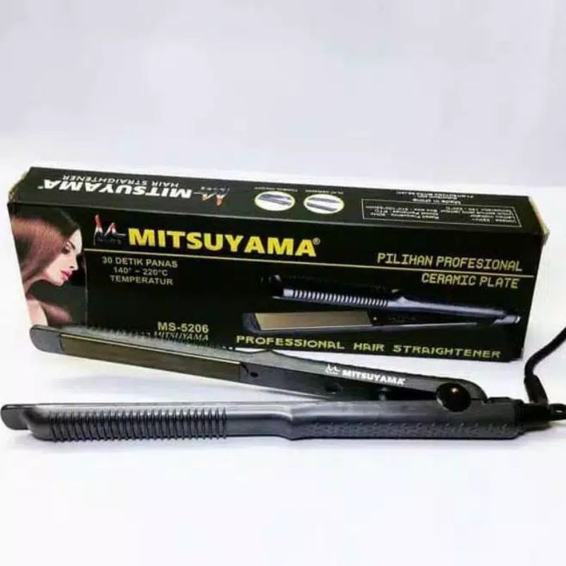 Catokan Rambut Mitsuyama 2in1 MS-5206 / Catokan Pelurus Rambut MS-5206 Suhu 140°-220°c