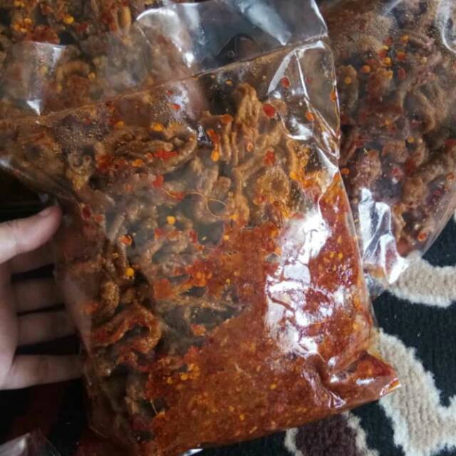 

USUS CRISPY BUMBU SEBLAK PEDAS