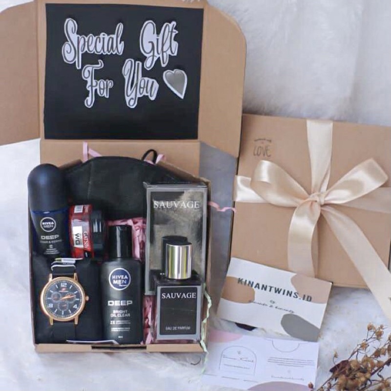 

PAKET H HAMPERS COWOK | PAKET HAMPERS LEBARAN | GIFT BOX | HADIAH ULANG TAHUN