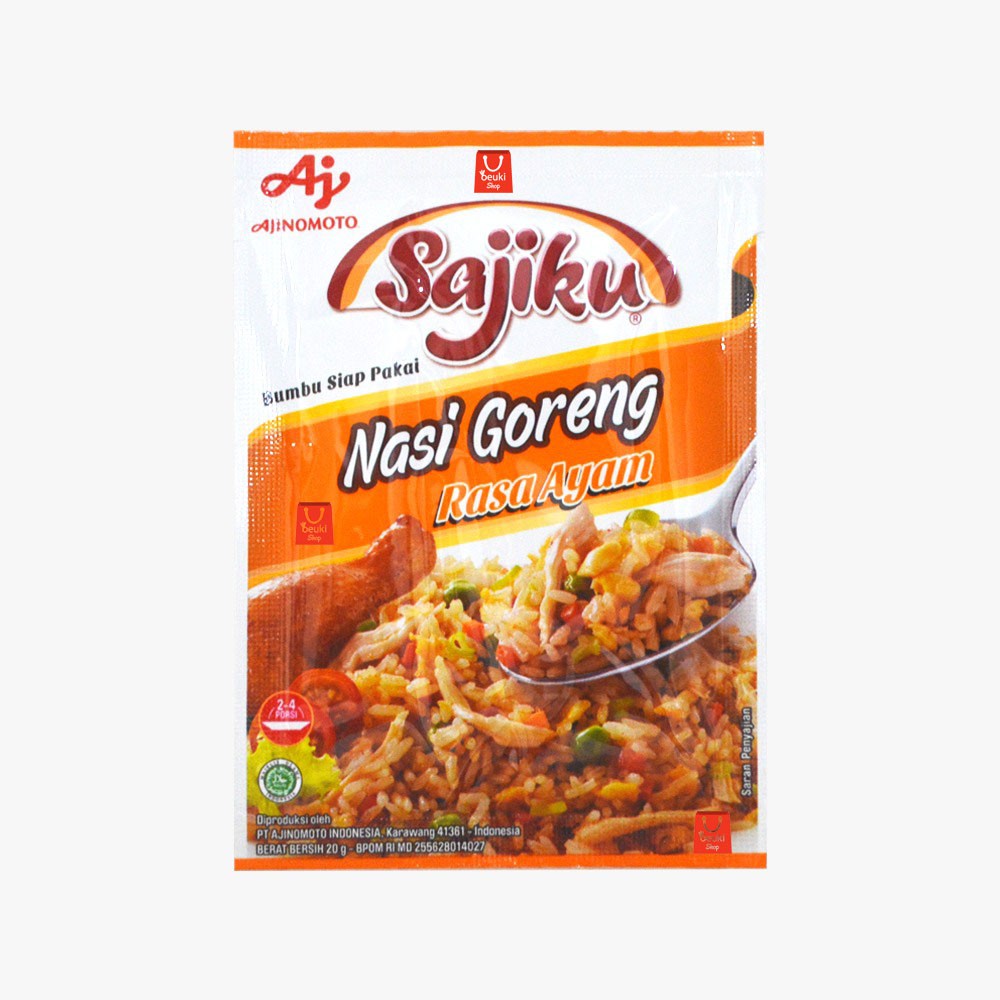 

Sajiku Nasi Goreng Rasa Ayam Bumbu Instan Praktis Langsung Masak Eceran - 20gr