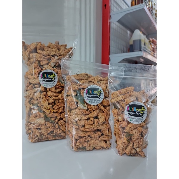 Basreng stik & pipih cikruh (pedas jeruk purut) 250gr-Stik