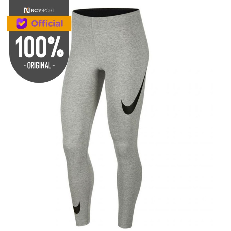 nike metallic swoosh leggings