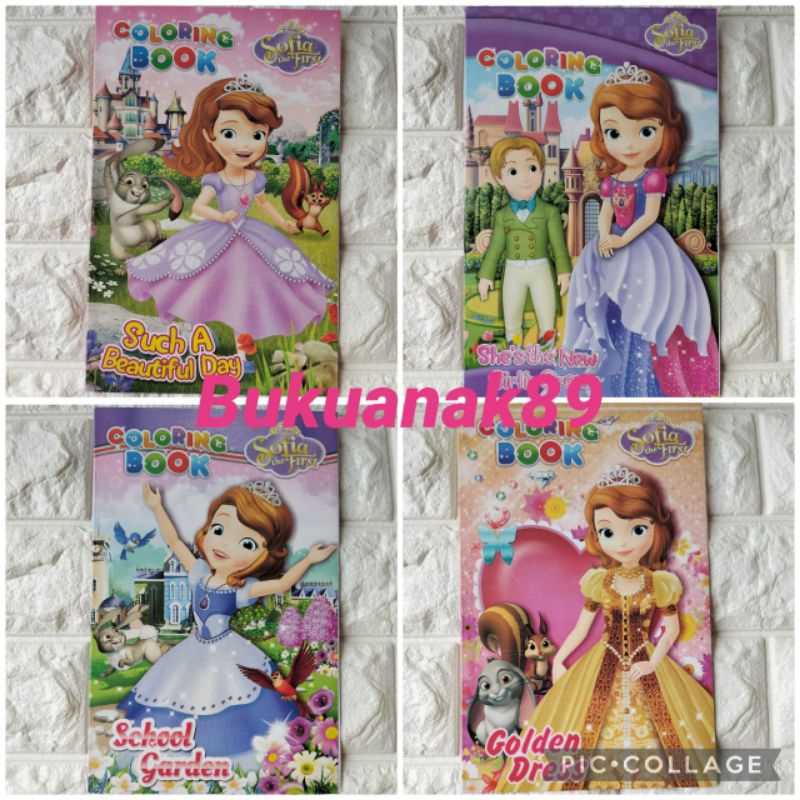 Buku Mewarnai Sofia Rendom