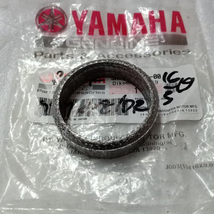 Paking Tengah Sambungan Knalpot - RX King Spesial RXK RXS Asli Yamaha 3KA-E4714-00