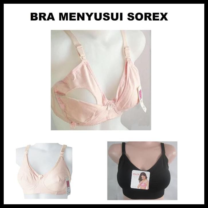 47Z8 BH|MENYUSUI|SOREX|NURSING|BRA|BAYI|BABY|IBU|BREASTFEEDING|BEHA|NETE - SIZE 34 IGOS