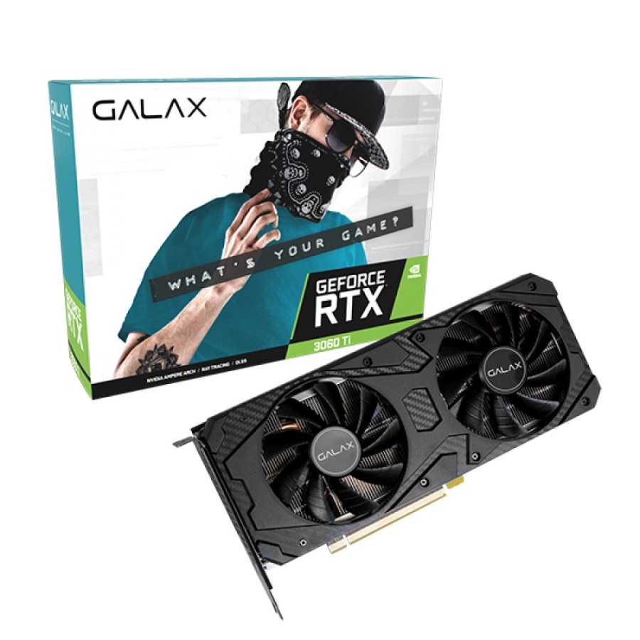 GALAX Geforce RTX 3060 Ti 8GB DDR6 (1-Click OC) - DUAL FAN - LHR
