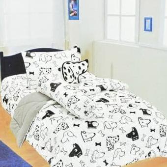 ;&;&;&;&] Set 5 Pcs Microfiber Dogs Seprai 120x200+30 Cm