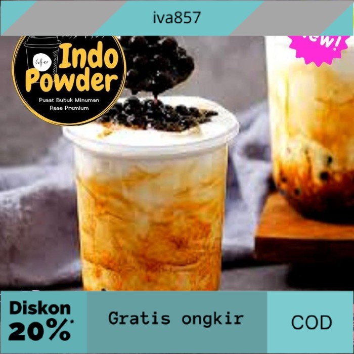 

PROMO Bubuk Minuman Thai Tea Brown Sugar 1Kg / Bubuk Thai Tea Brown Sugar 1K GRATIS ONGKIR