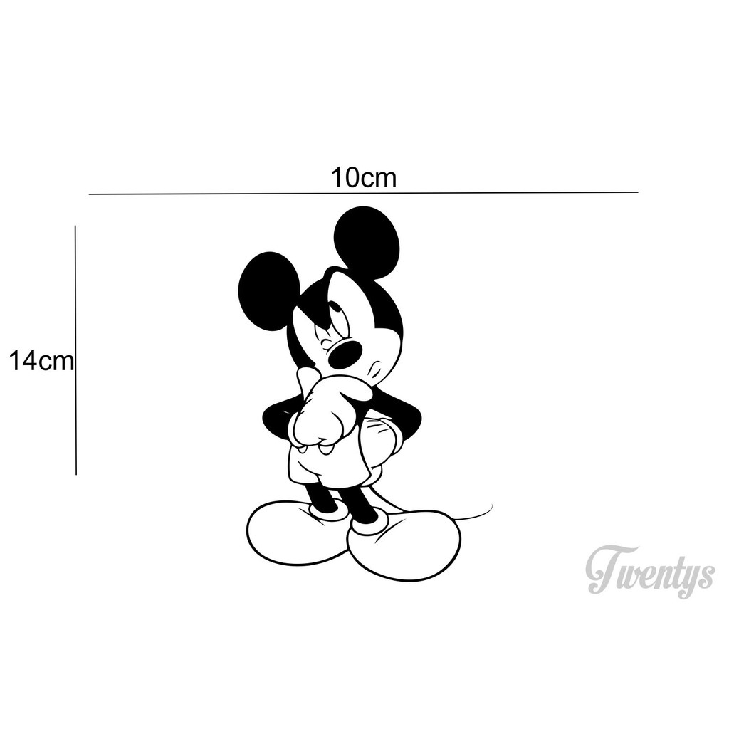 

STIKER MICKEY MOUSE CUTTING STICKER VINYL DECAL