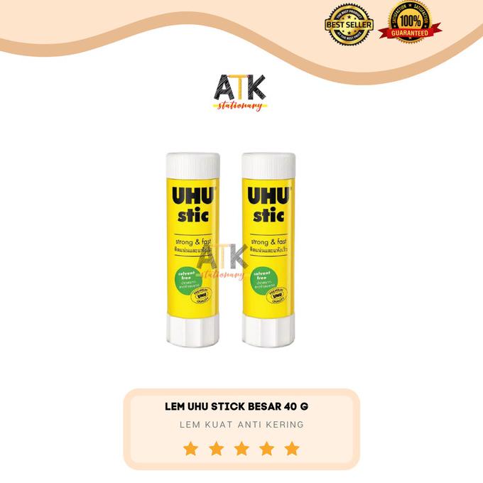 

Cuci Gudang Awal Tahun Lem Stik UHU Besar 40 Gram atk Big Sale