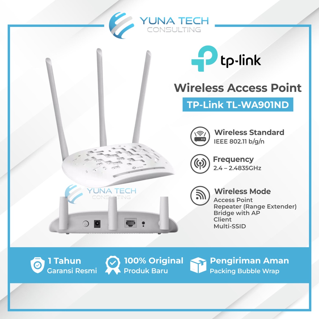 TP-LINK TL-WA901ND TPLink 300Mbps Wireless & Access Point Repeater (Range Extender)