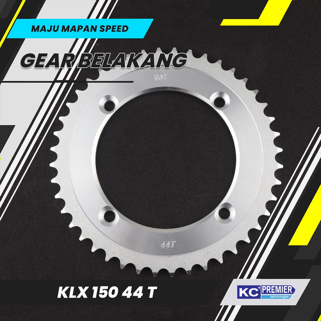 Gear Belakang KLX 44T KC Premier /gir belakang klx 44T / gir klx 44T / gir klx kc