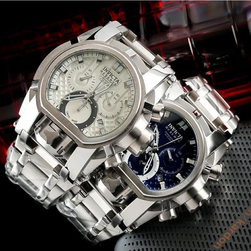 Jam Tangan Pria Merk Invicta Bold Sport Stainless Baterai