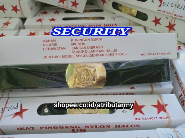 SABUK KOPEL PDH US NYLON SATPAM SECURITY IKAT PINGGANG ATRIBUT SATPAM SECURITY, POLRI POLISI, TNI, DAMKAR, POL PP, DISHUB