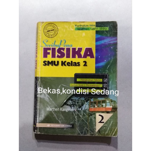 Buku Seribupena Fisika untuk Smu Sma Kelas Xi 2  Th 1994 Soal Evaluasi ERLANGGA