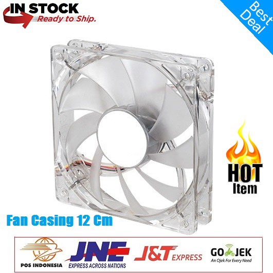 FAN CASING LED UKURAN 12 CM WARNA