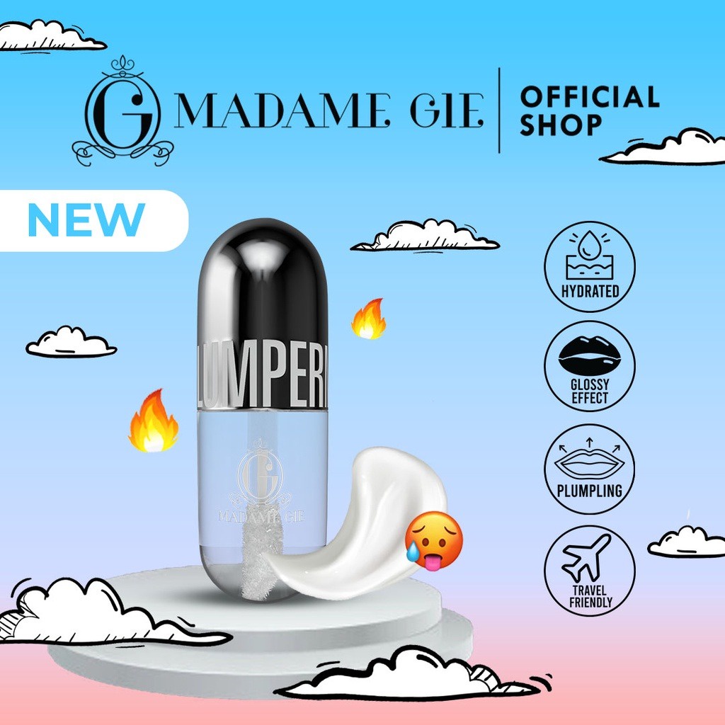 MADAME GIE LIP PLUMPER MAKEUP LIPSTICK VITAMIN BIBIR [SWEETSPACE]