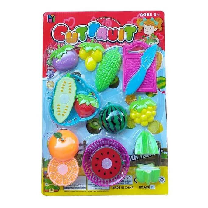 Terbaru  Mainan Buah Potong / Buah Potong Mainan / Mainan Buah Potong Anak