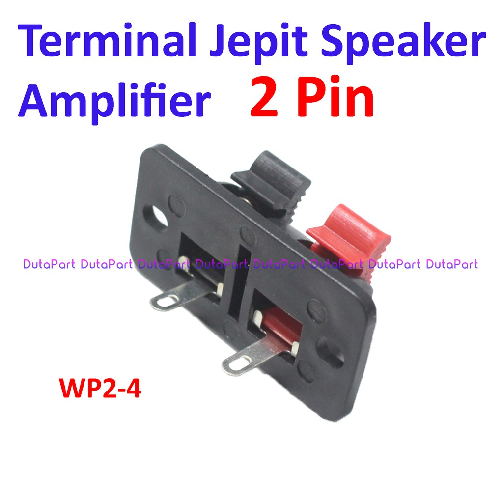 Terminal Jepit 2 Pin Speaker Amplifier Kabel Power Box 2P 2Pin WP2-4