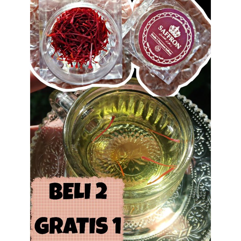 

[BELI 2 GRATIS 1] Saffron Afghanistan no 1 Premium Quality 100% Original