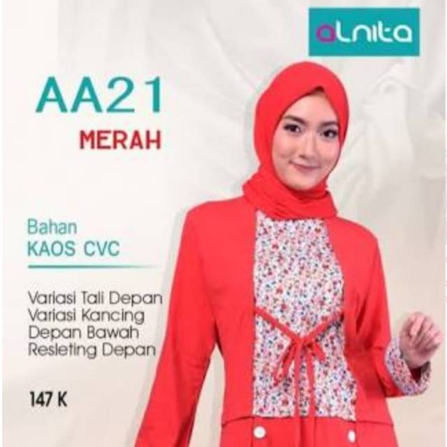 Atasan Alnita AA 21. tosca S, merah S M