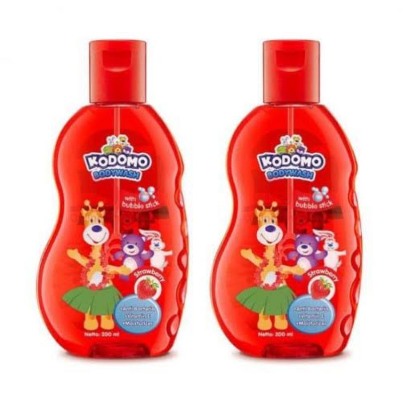 ORIGINAL KODOMO BODYWASH GEL STRAWBERRY 200 ML / SABUN MANDI ANAK GEL