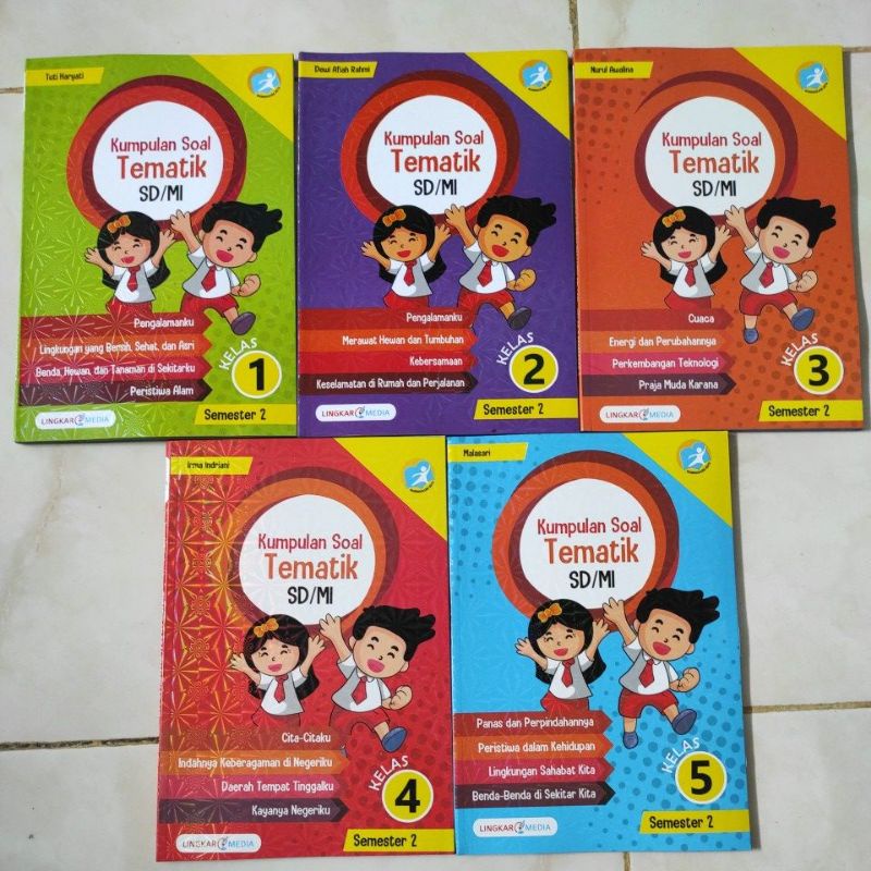 kumpulan soal tematik sd / mi kelas 1 sampai 5 semester 2