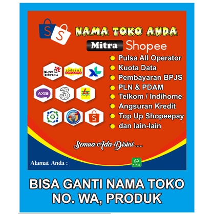 SPANDUK / BANNER MITRA SHOPEE