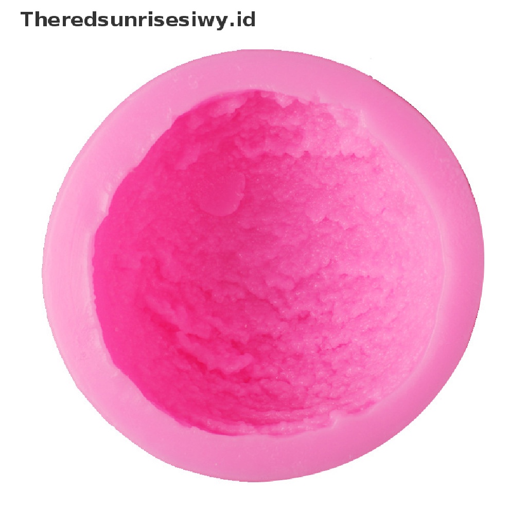 # Alat Rumah Tangga # Cetakan Es Krim / Sabun / Fondant DIY Bentuk Bola Bahan Silikon