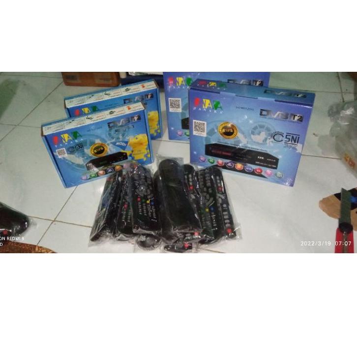 Harga Murah.. REMOT ALTERNATIF STB T2 DIGITAL TANAKA BODI PLASTIK DAN BODI BESI / JURASSIC