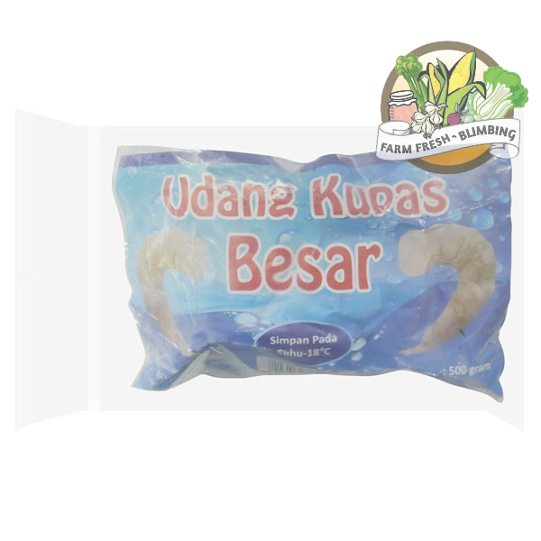 

Udang Kupas Frozen 500 Gr Pack Farm Fresh