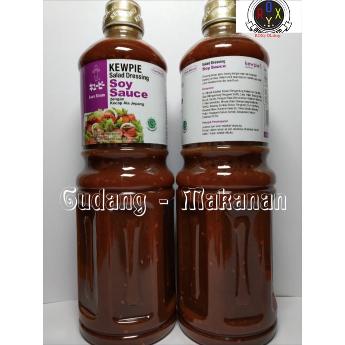 

Kewpie Salad Dressing Soy Sauce 1 Liter - Pack Standard