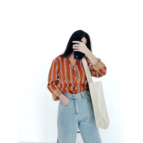 SHIRT NADINE TANGERINE LAVVELA