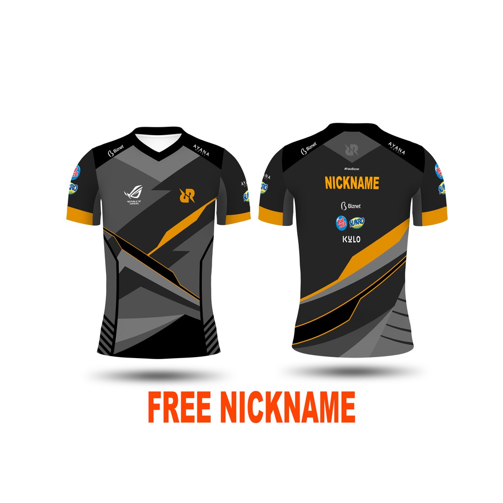JERSEY RRQ 2021 FREE NICKNAME / JERSEY RRQ ESPORT TERBARU GAMING