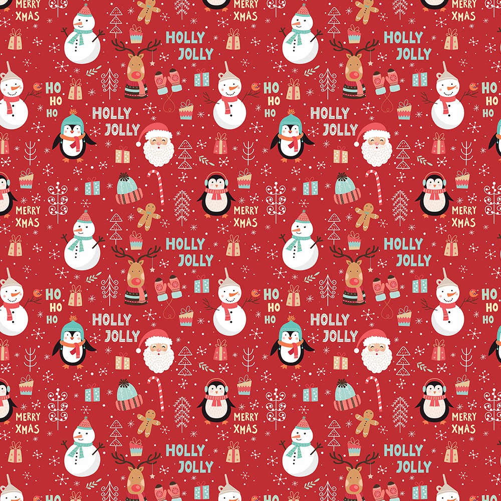 

Kertas Kado Natal Harvest / Wrapping Paper Xmas Joyland Red