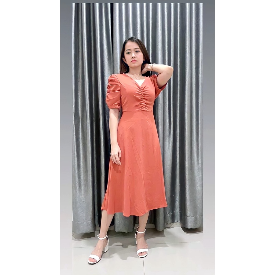 Dress Wanita Model Kerut