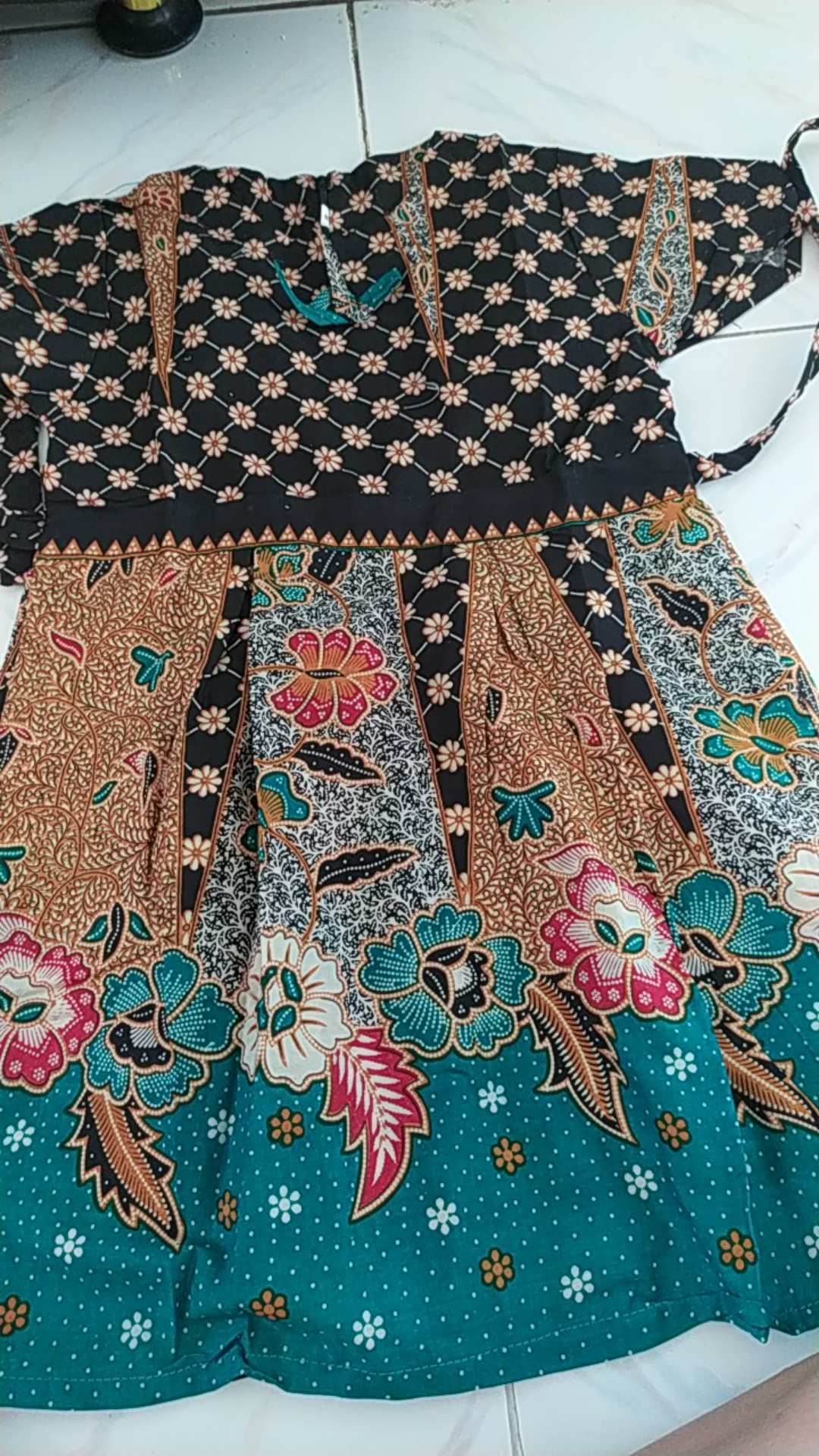 Dress Batik Anak Perempuan Umur 2-10 Tahun - Motif Batik Bervariasi - Batik Anak Harga Ecer Bisa Cod