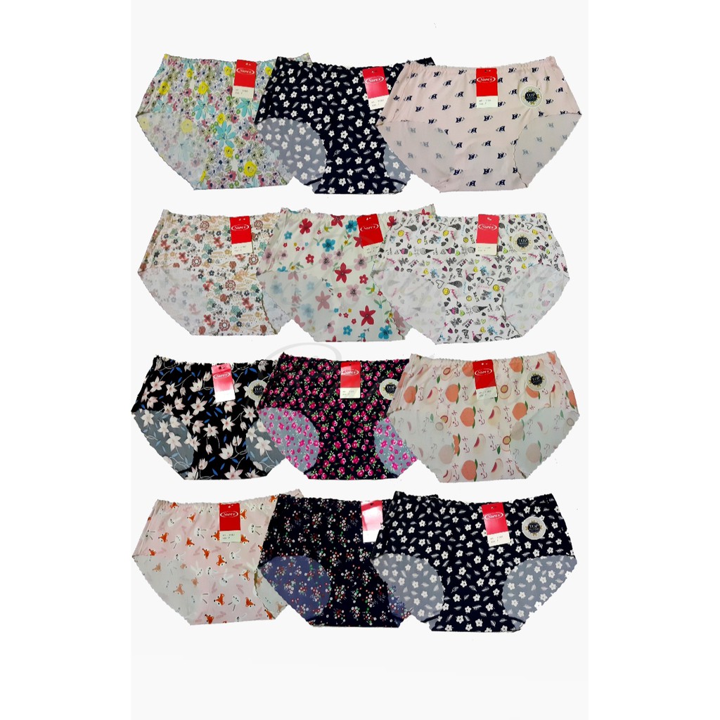 CELANA DALAM SEAMLES  CD SOREX MOTIF BUNGA