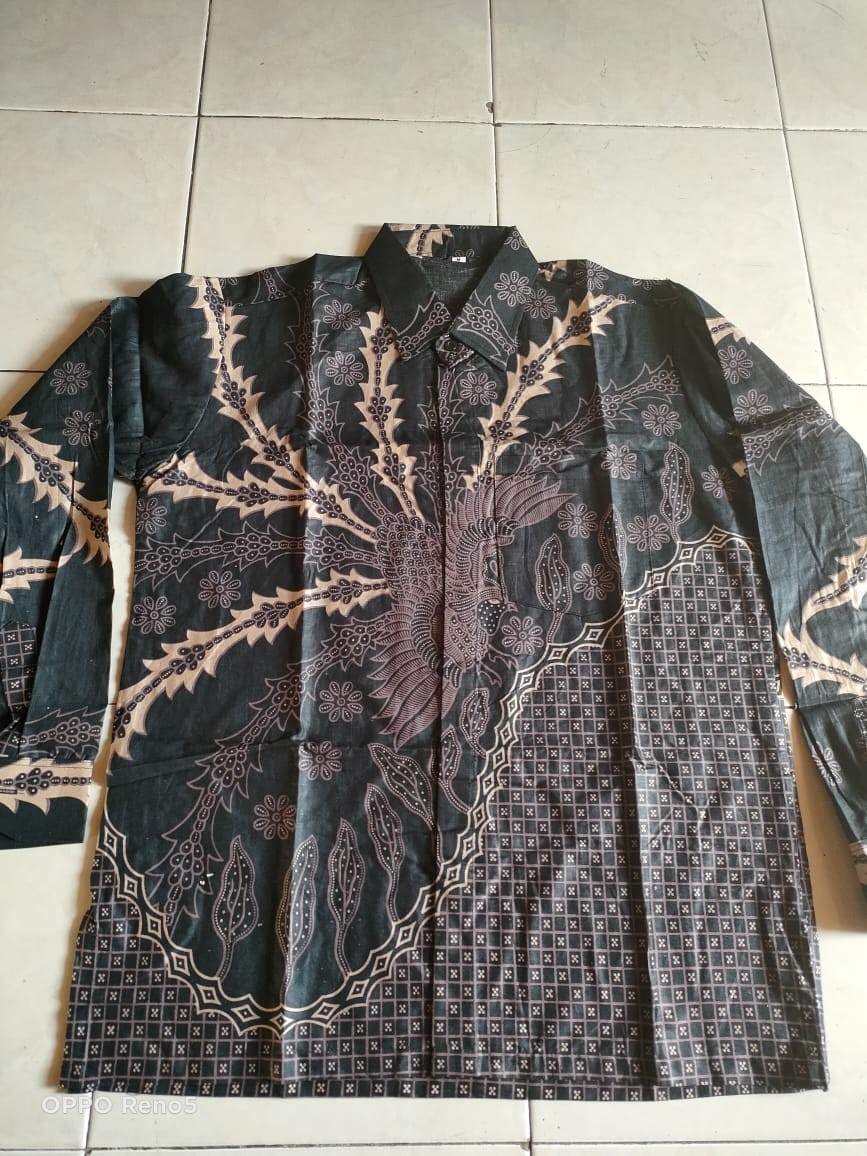 Batik Pria Lengan Panjang Kemeja Batik Pria Lengan Panjang M L Xl Xxl Xxxl