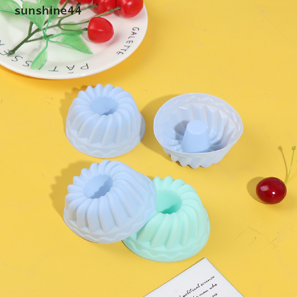 Sunshine 6pcs Cetakan Fondant / Cokelat Bentuk Labu 3D Bahan Silikon