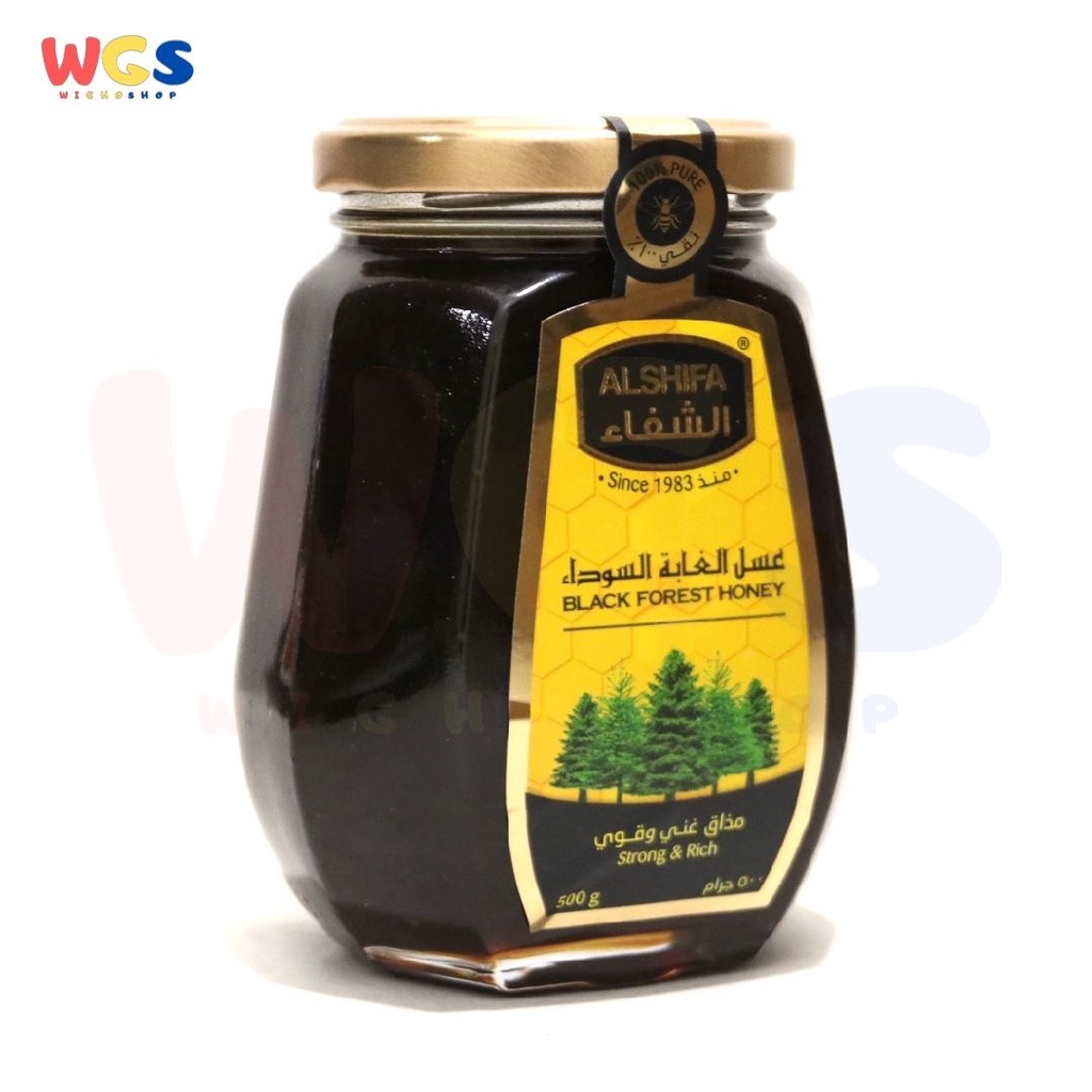 Alshifa Natural Pure Premium Black Forest Honey Strong &amp; Rich 500g