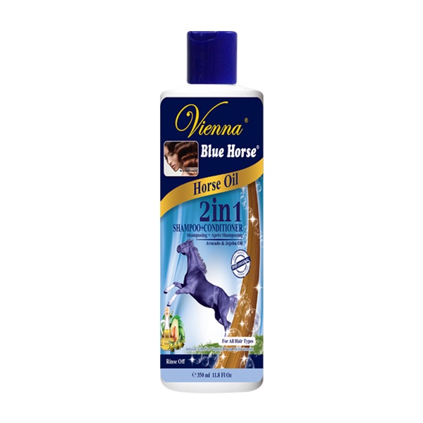 Vienna Shampoo Conditioner Blue Horse 2in1 350ml