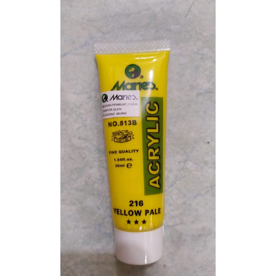 

CAT AKRILIK MARIES YELLOW PALE 30 ML